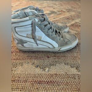 Women’s Golden Goose White Carry Over Slide Classic 34